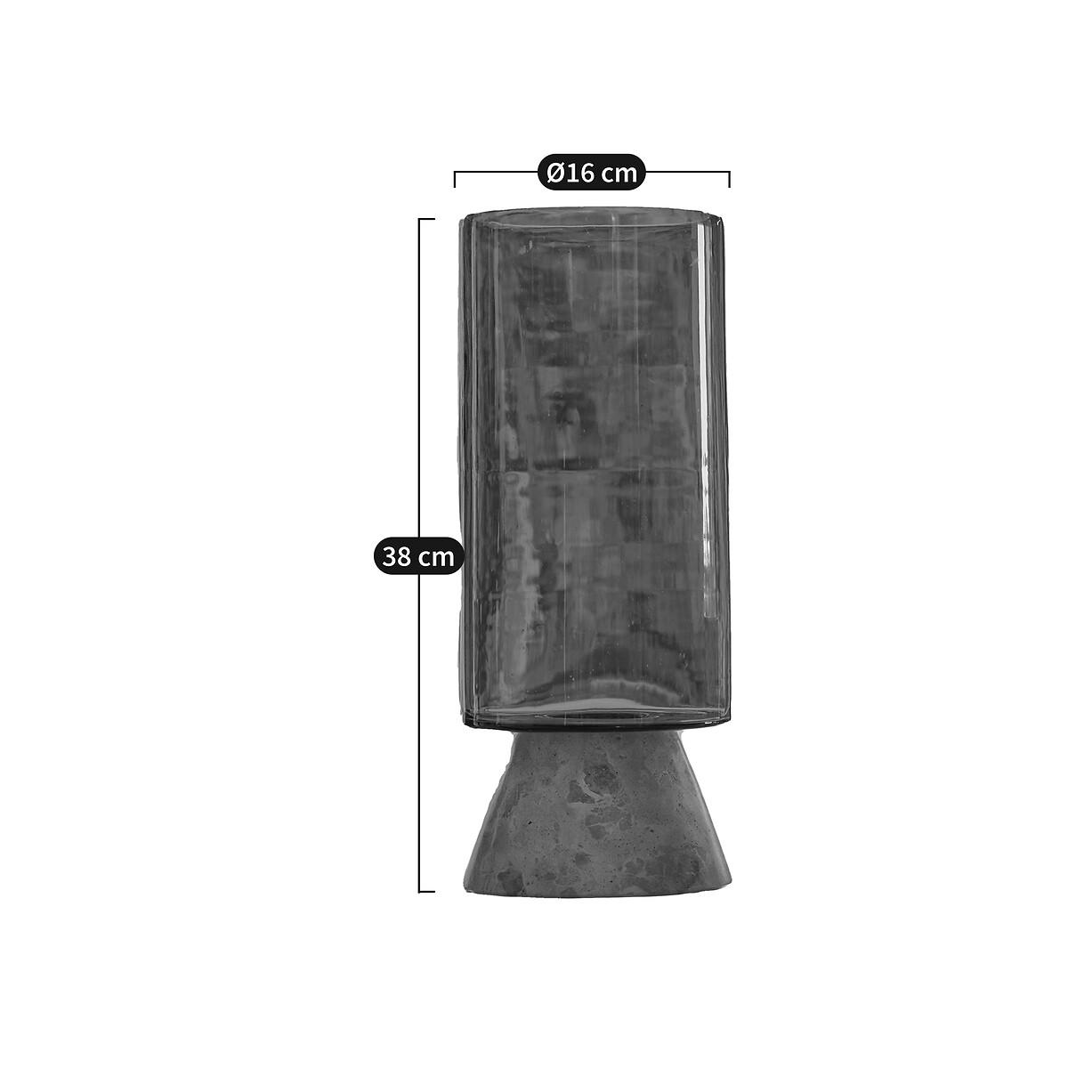 Trapani Vase in Amber Glass and Marble – image 5