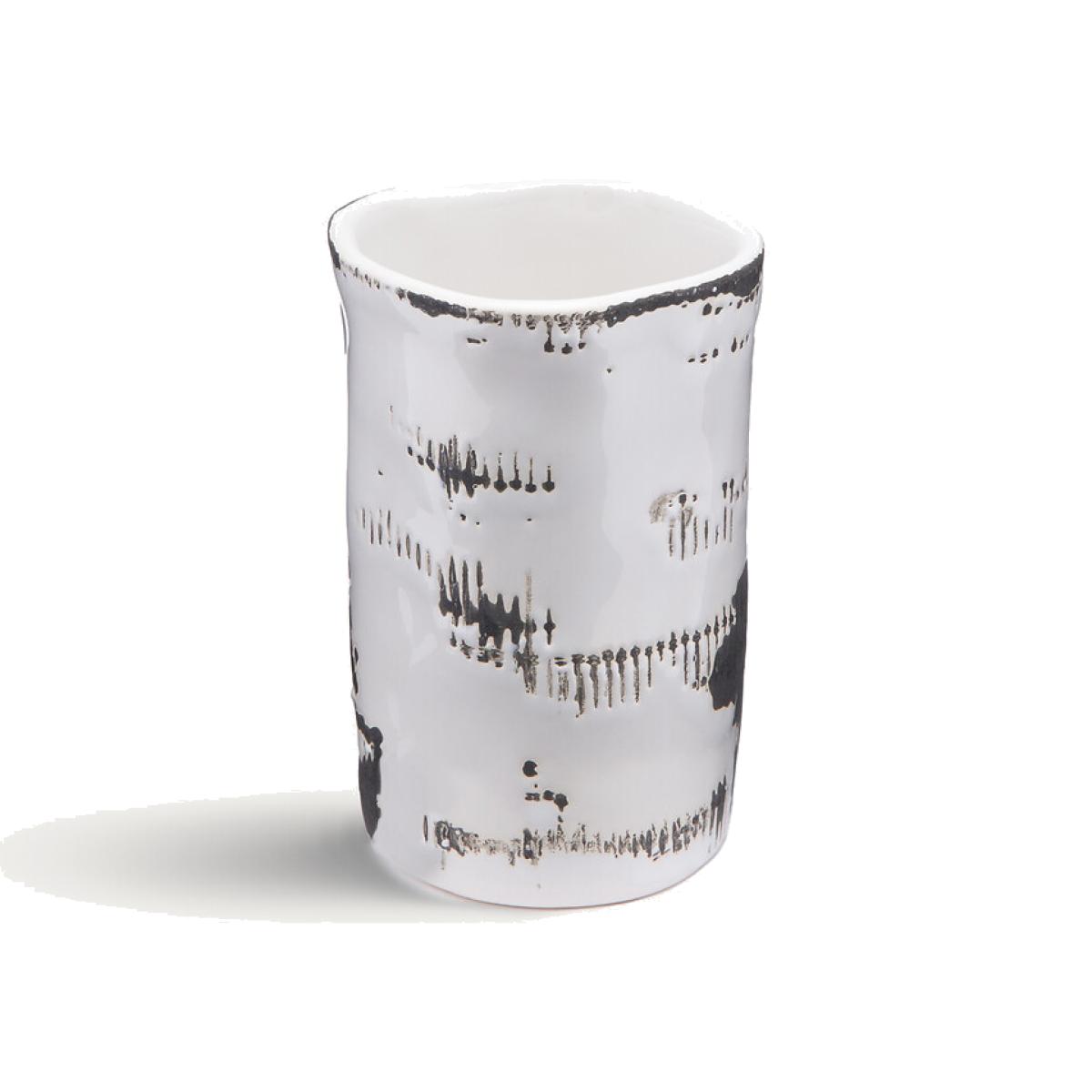 Raw Glazed Ceramic Vase, H12.5cm – image 1