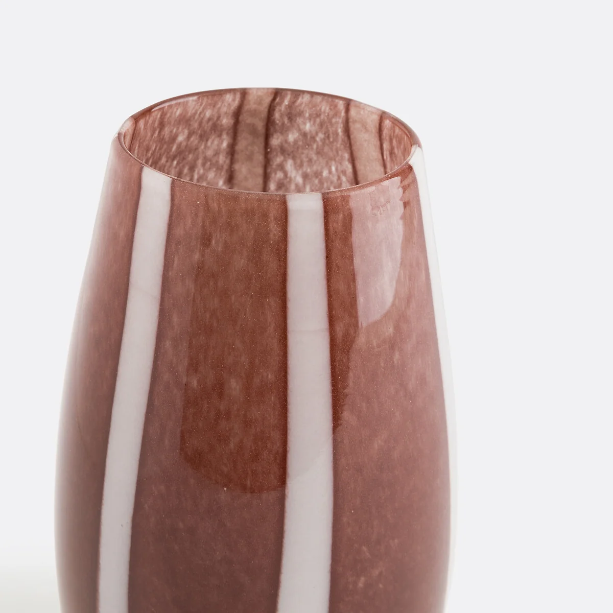 Malco Glass Vase with Stripes – image 3