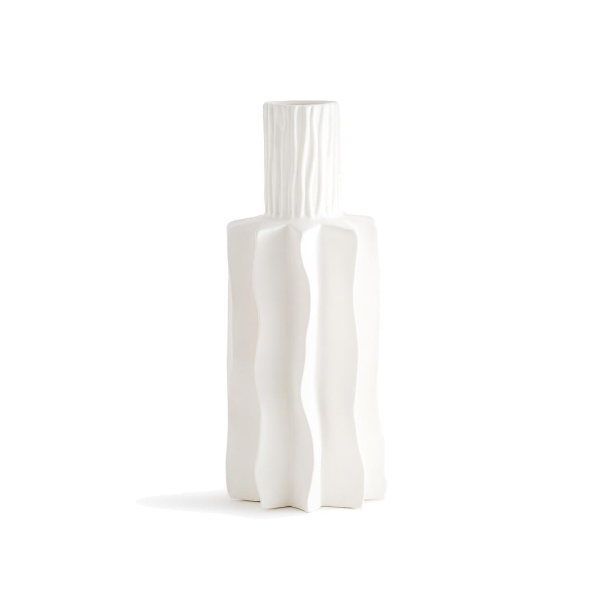 Polia H37cm Matte Ceramic Bottle Vase – image 1