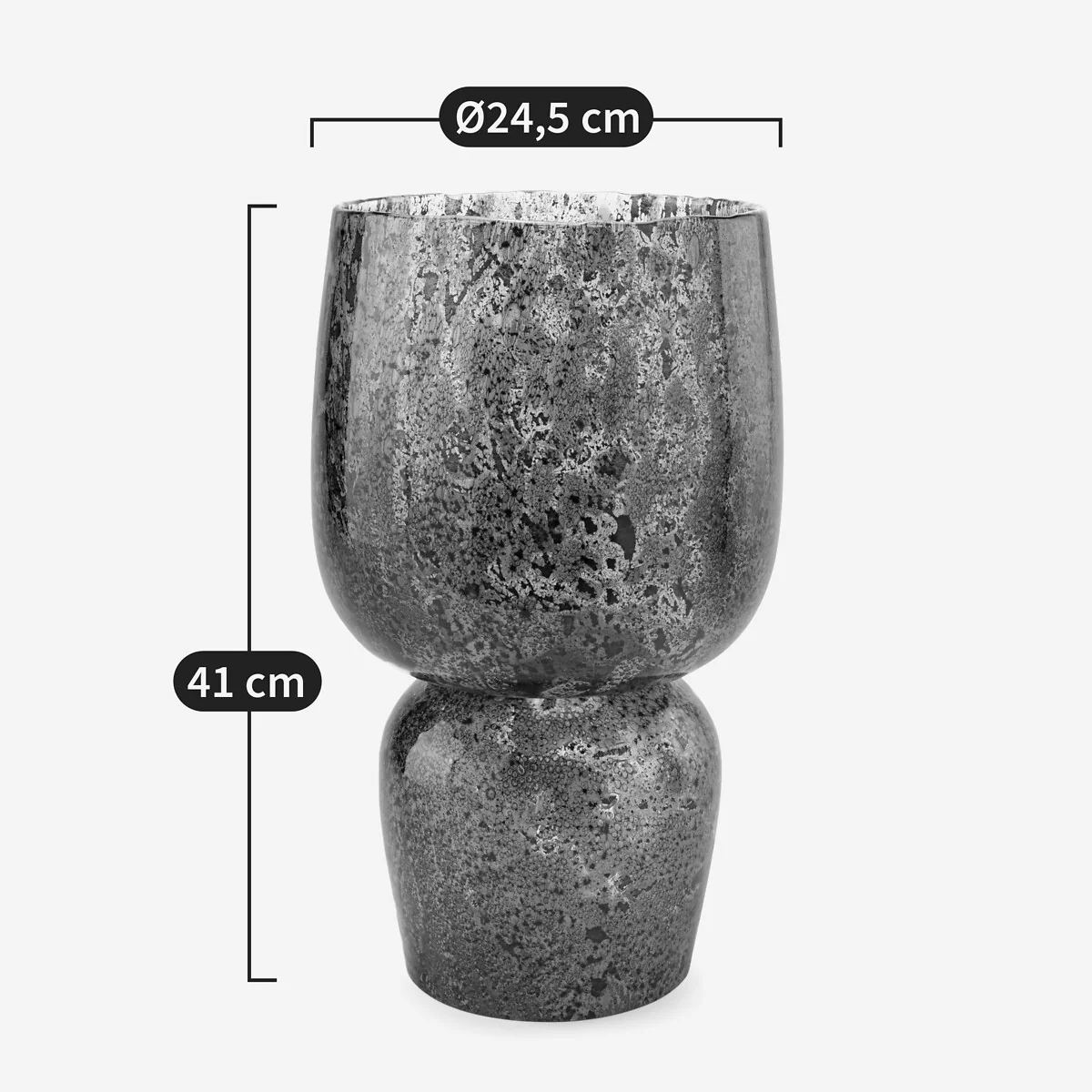 Remus Reactive Effect Glass Vase – image 5