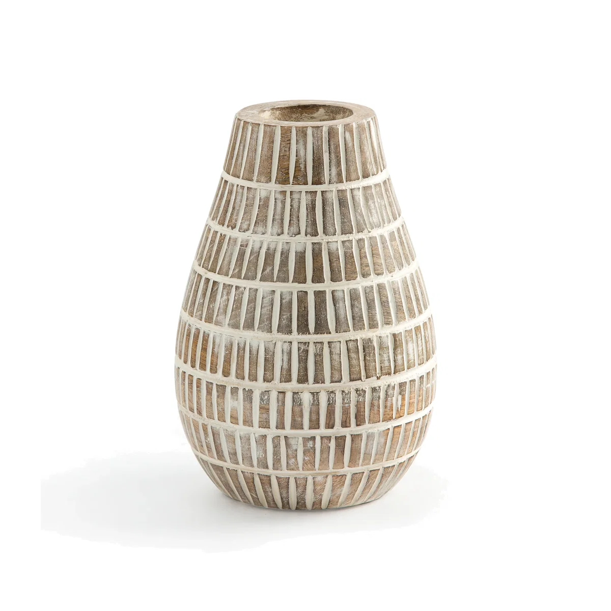 Bisho Decorative Mango Wood Vase