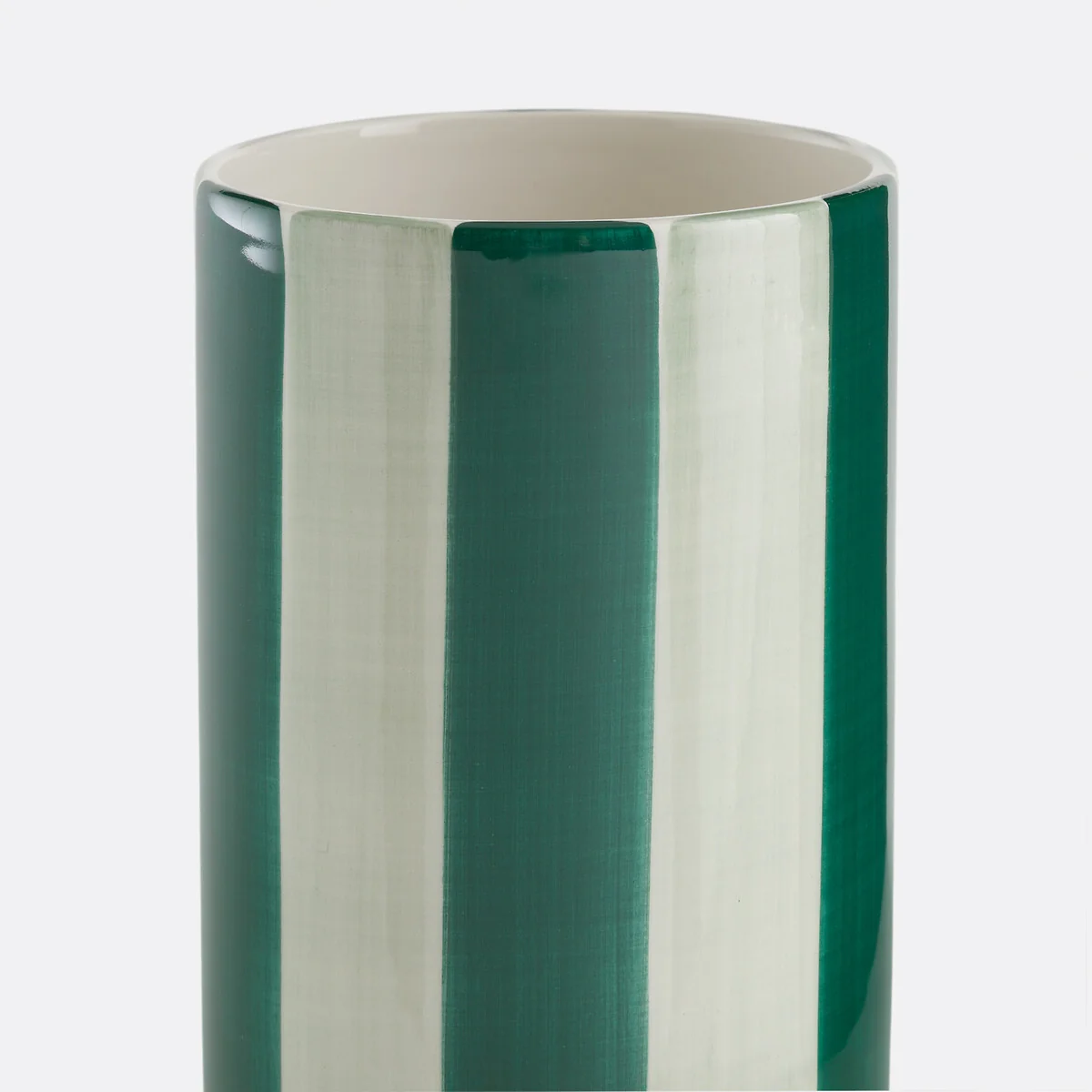 Jaoma Striped Ceramic Vase Height 18cm – image 2