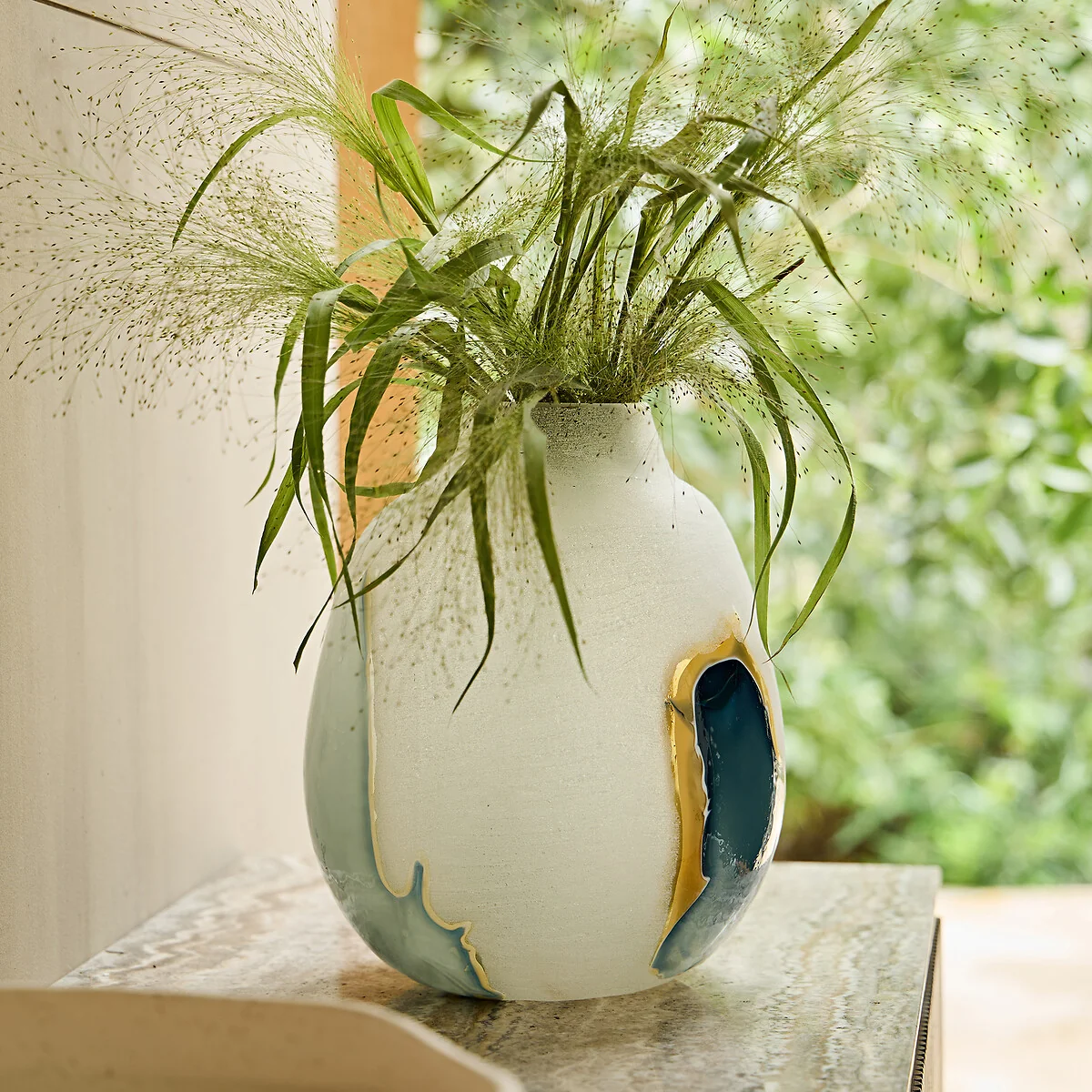 Laga Hand-Blown Glass Vase, H28cm – image 2