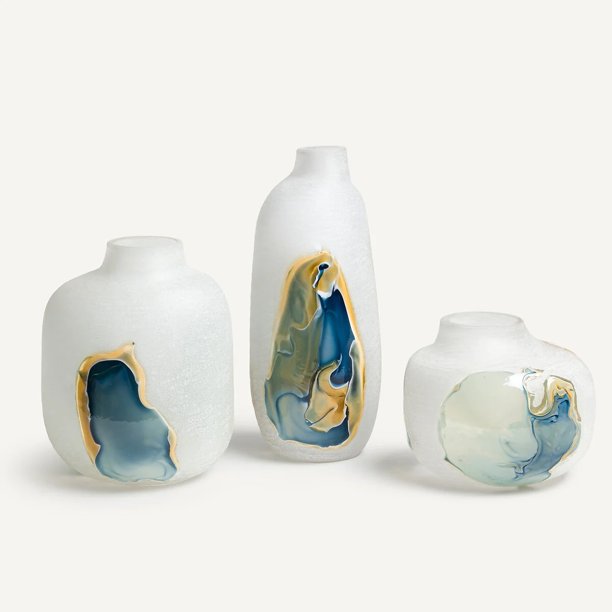 Laga Hand-Blown Glass Vase, H28cm – image 5
