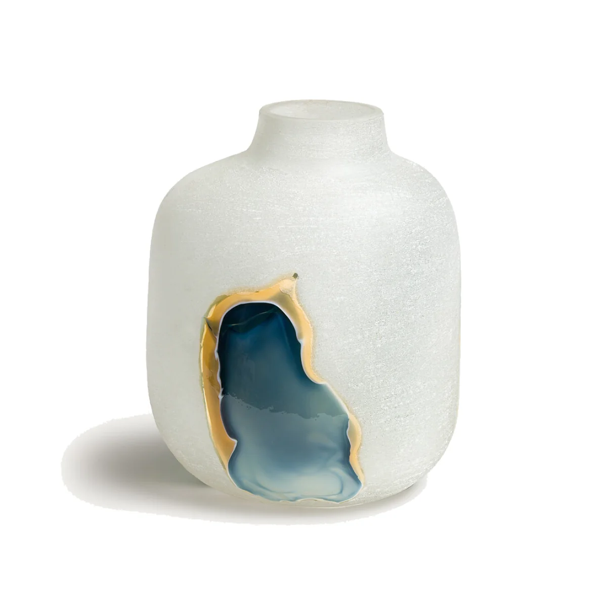 Laga Hand-Blown Glass Vase, H28cm – image 1