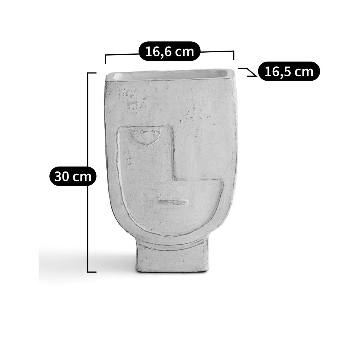 Atali Small Face Terracotta Vase – image 11
