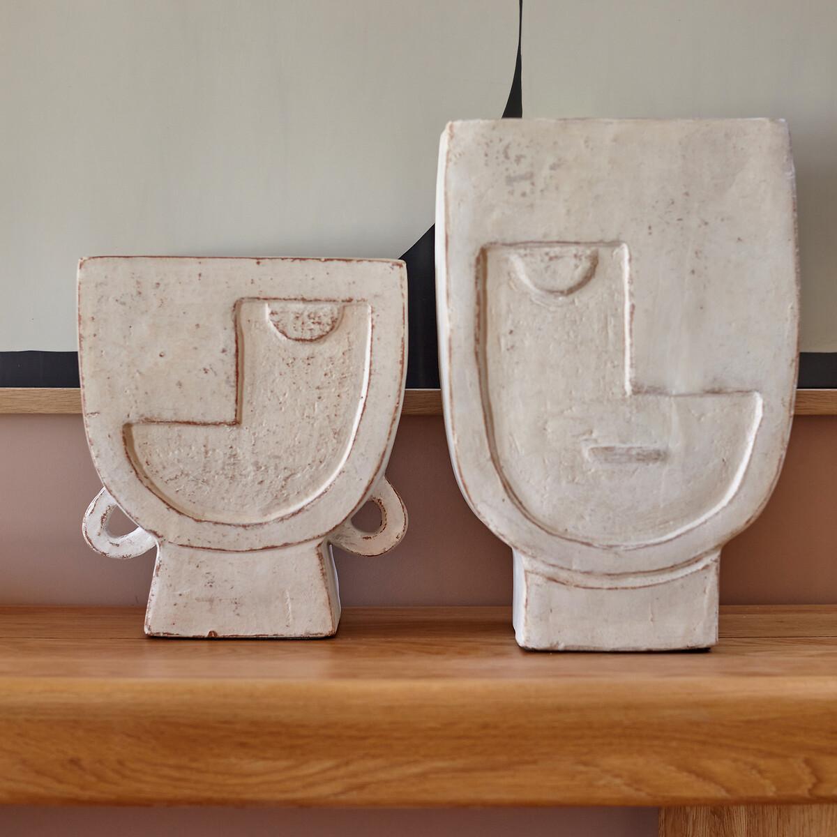 Atali Small Face Terracotta Vase – image 6