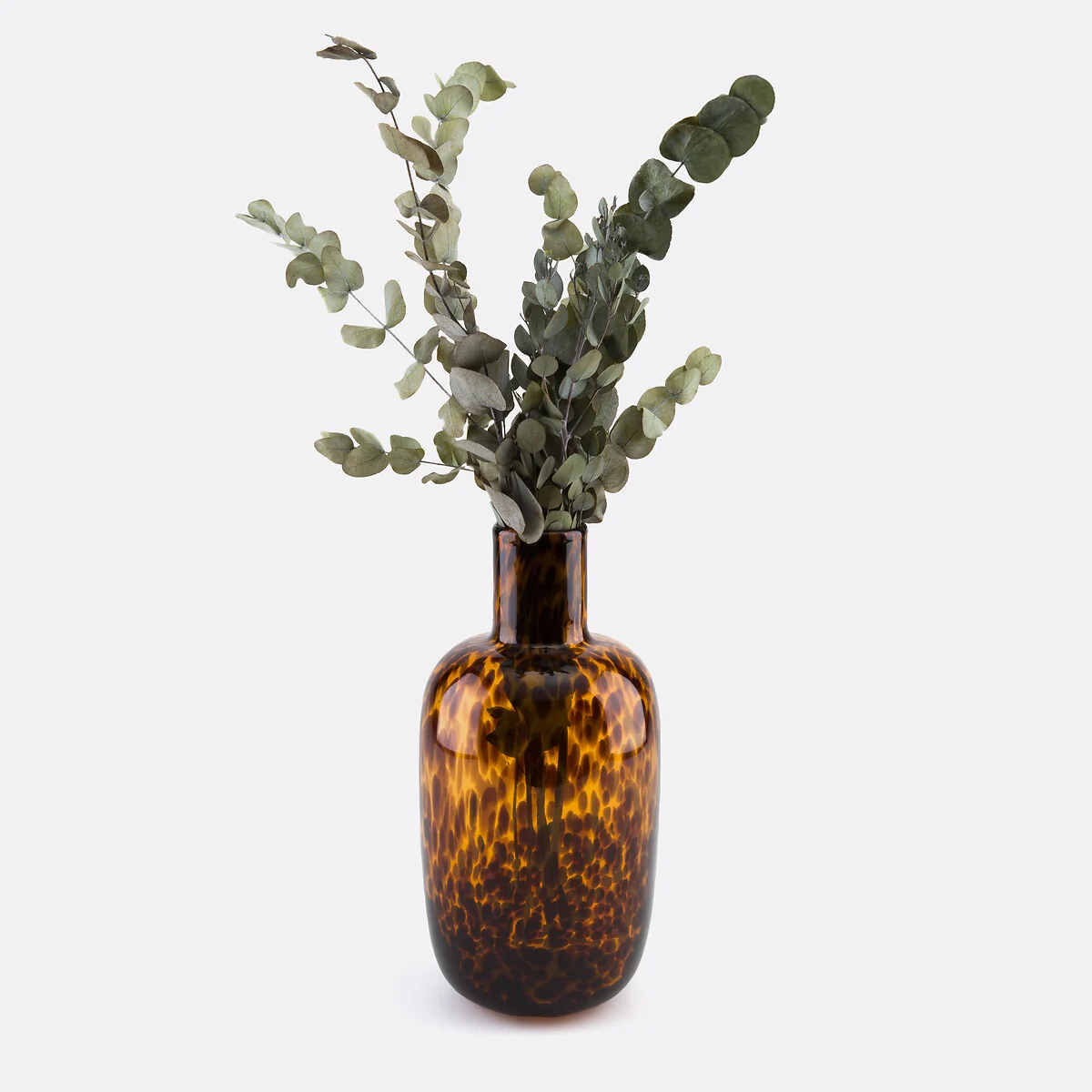 Fauvita 30cm High Amber Glass Vase – image 5