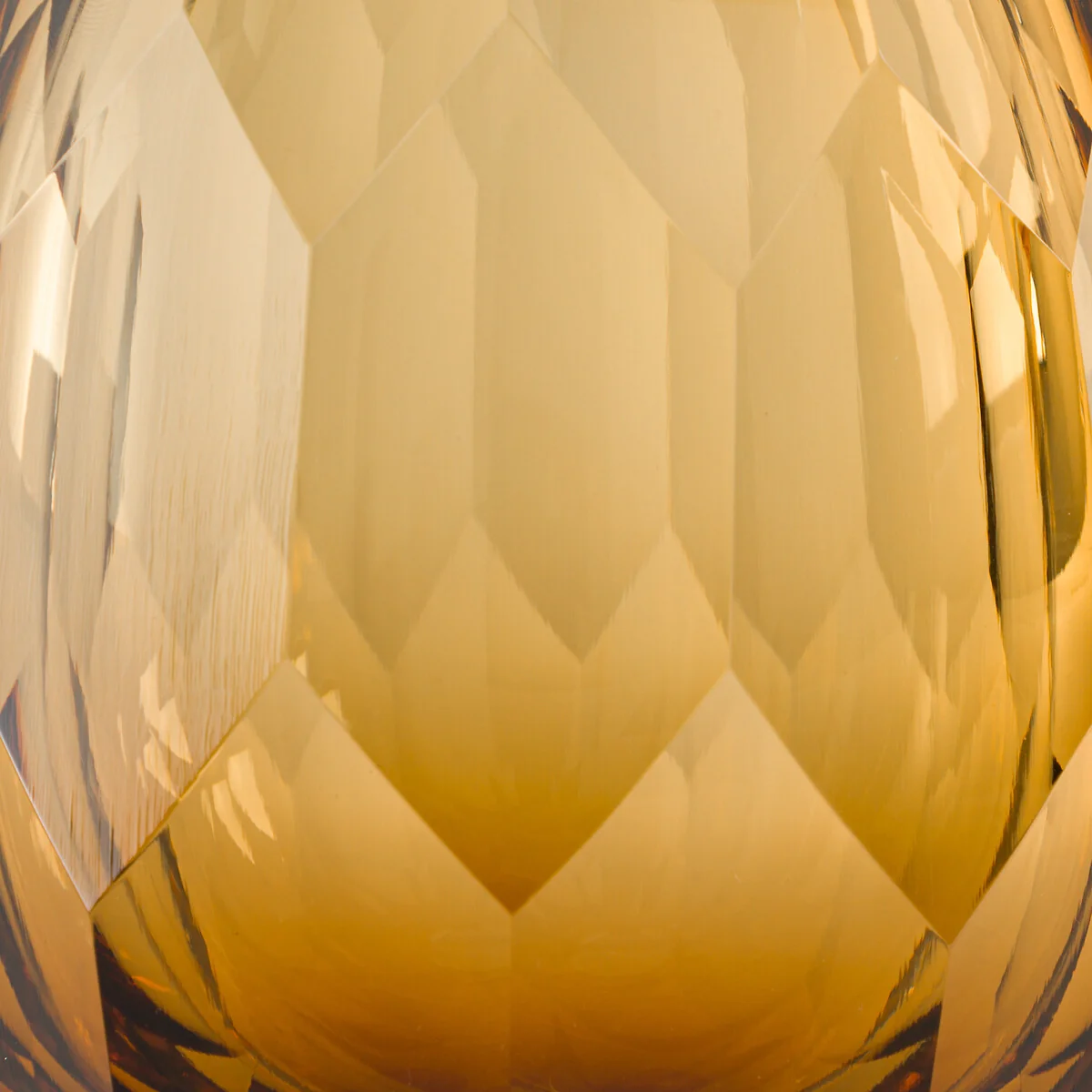 Veneto Vase in Thick Amber Glass – image 3