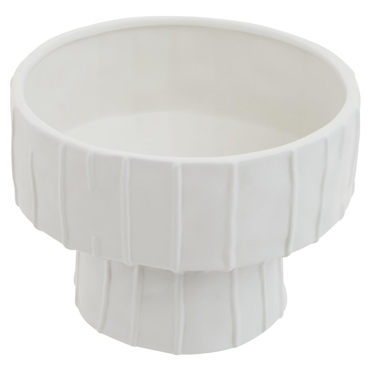 23x16cm White Ceramic Vase – image 2