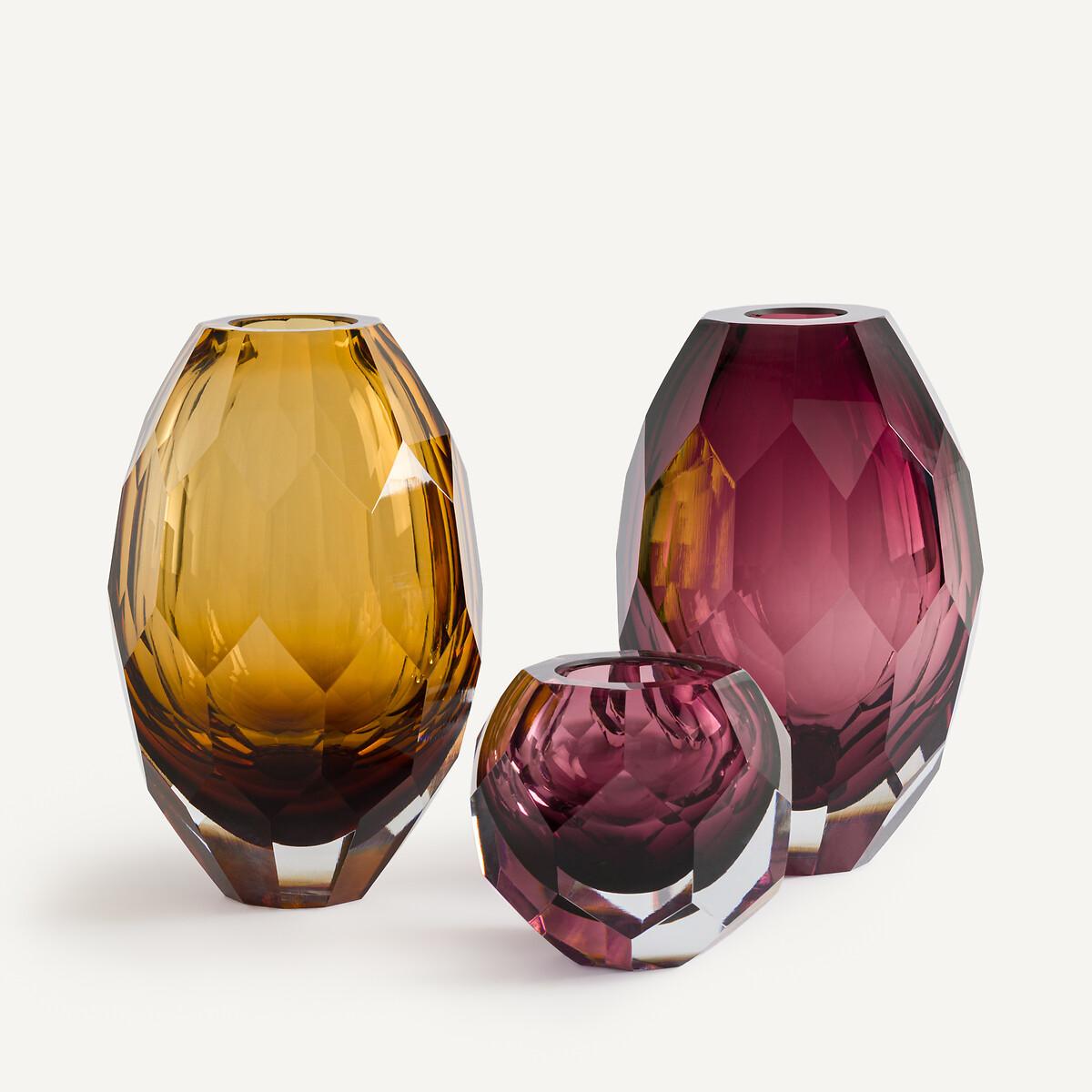 Veneto Vase in Thick Amber Glass – image 4