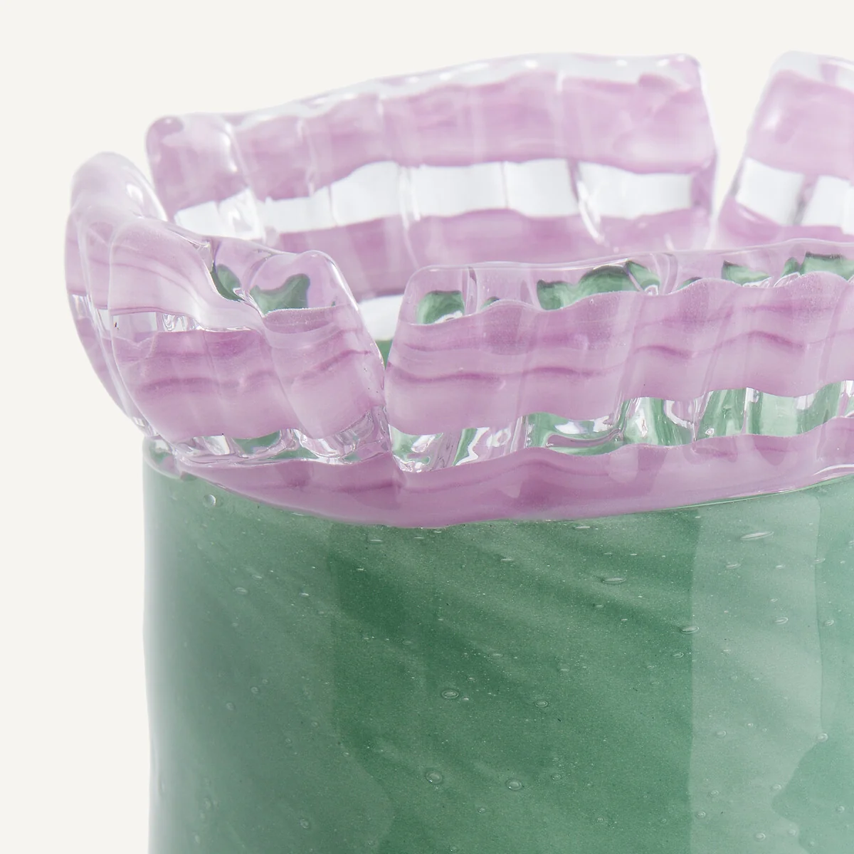 Eloria Chiselled Glass Vase H13cm – image 3