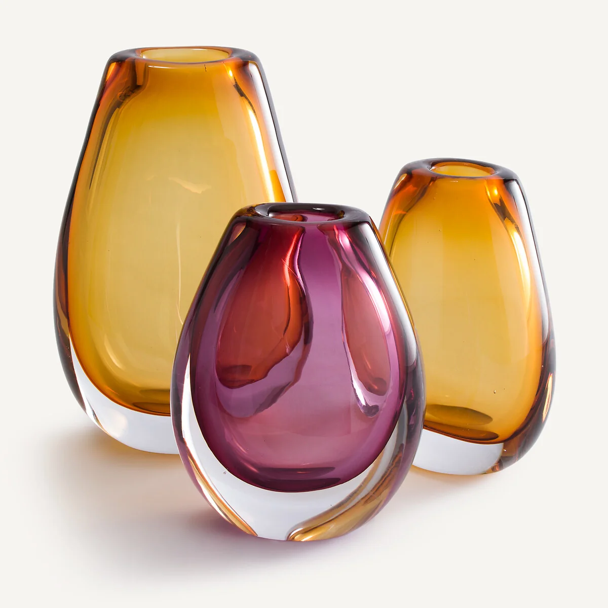 Myra Vase in Hand-Blown Glass H20cm – image 7