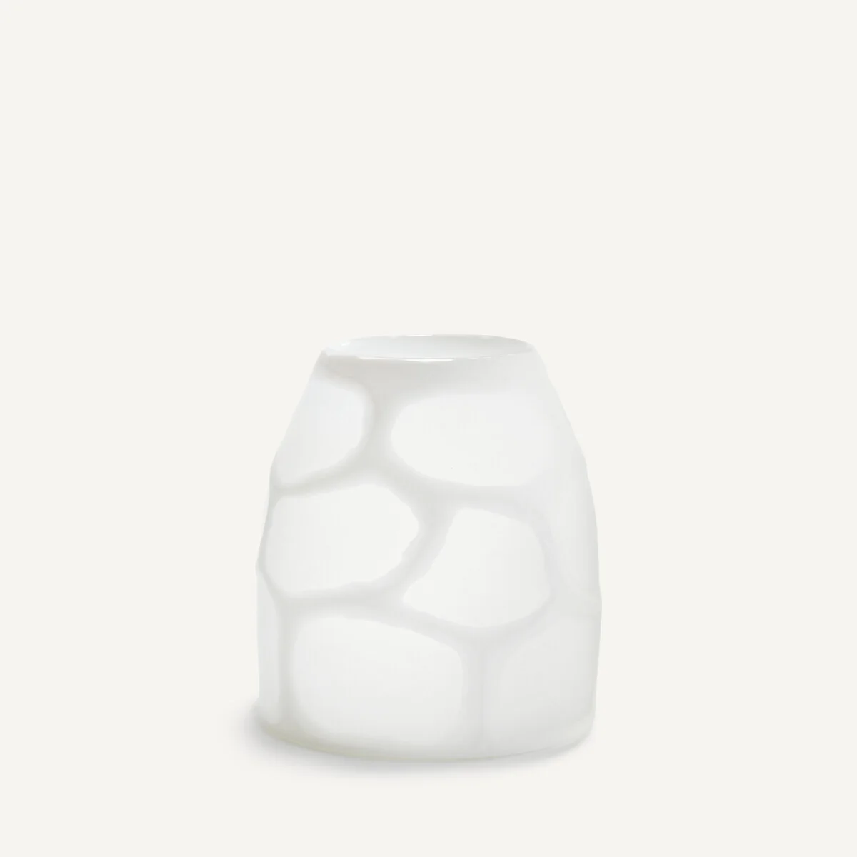 Arca Frosted Glass Vase, H20cm – image 3