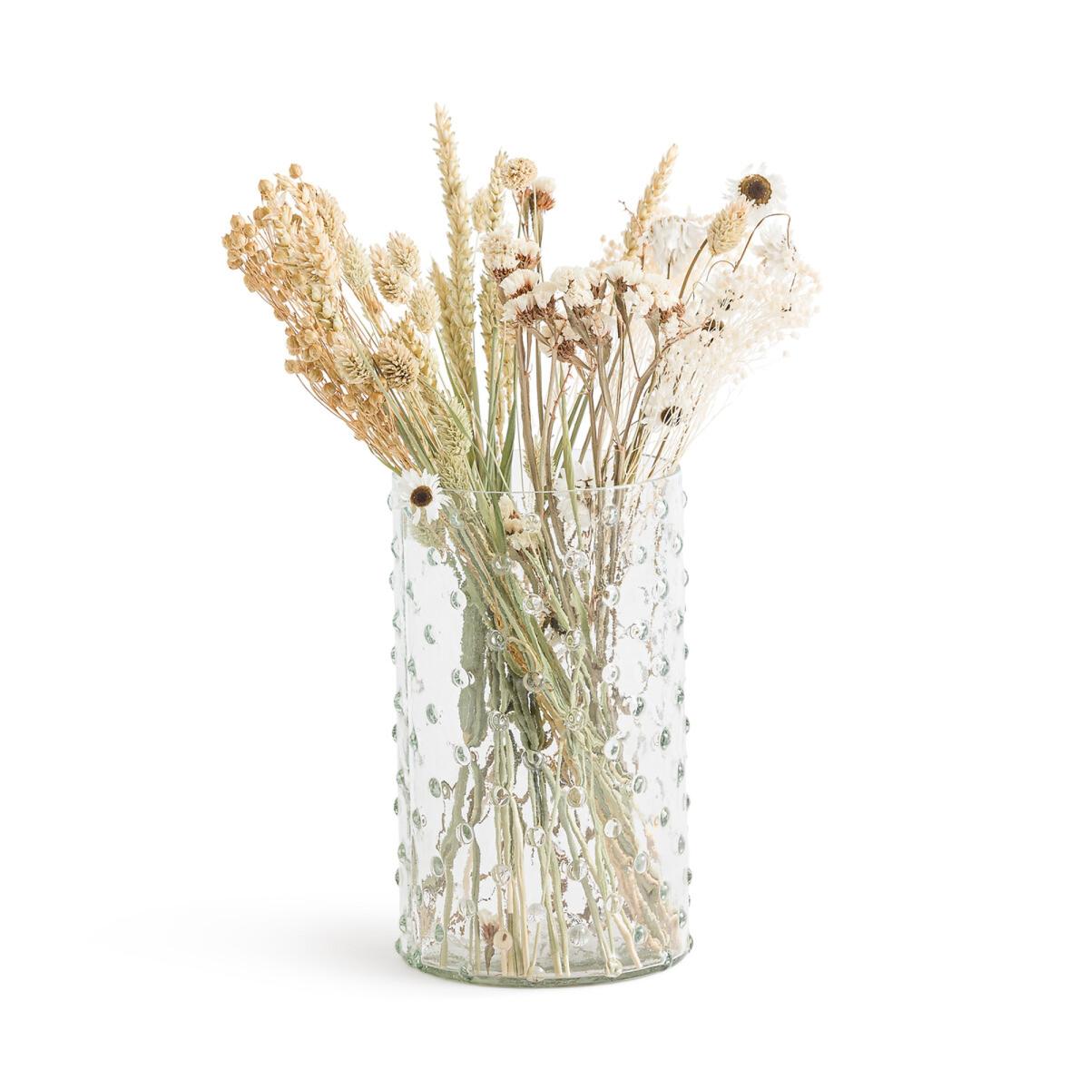 Bolona 22cm High Transparent Glass Vase – image 3