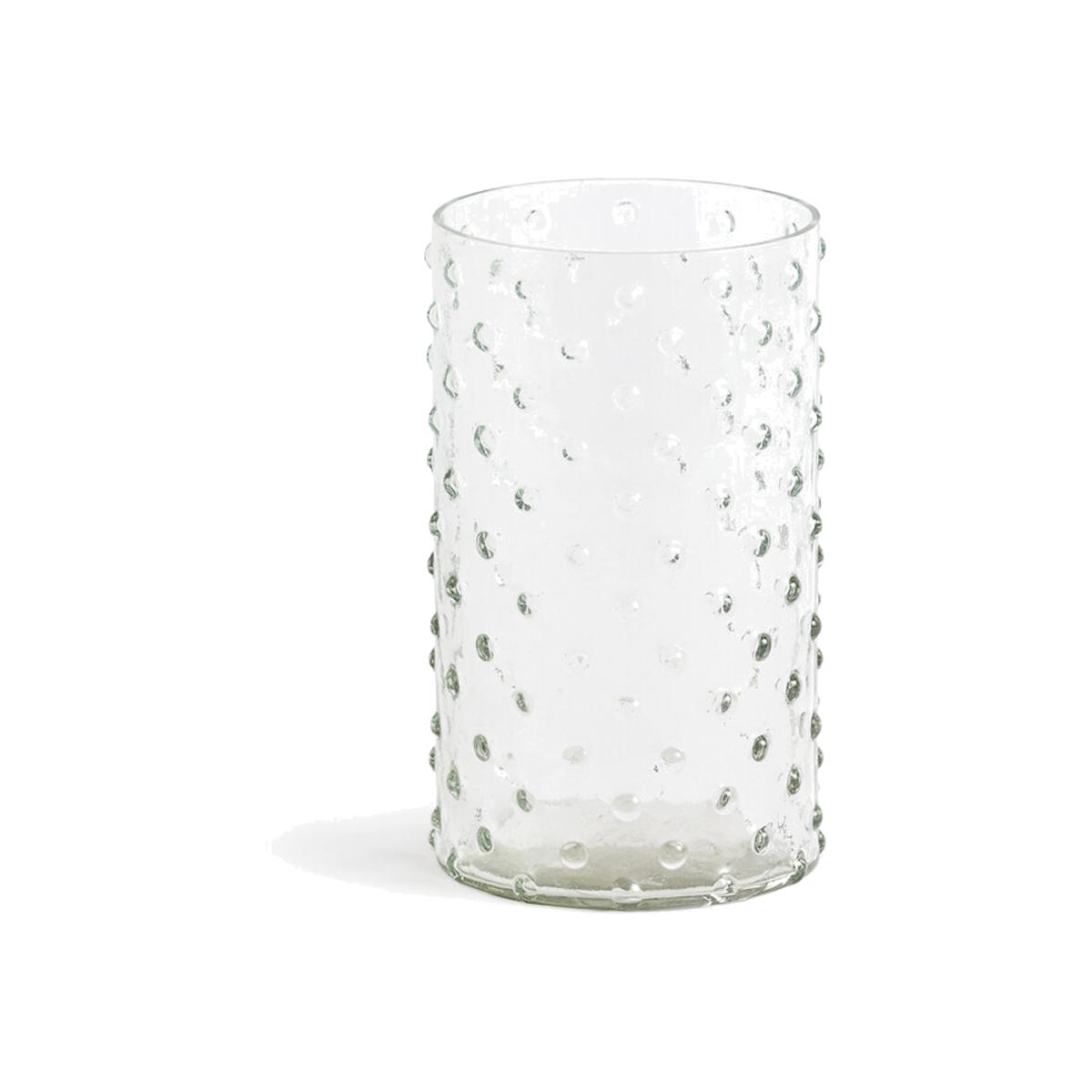 Bolona 22cm High Transparent Glass Vase – image 1