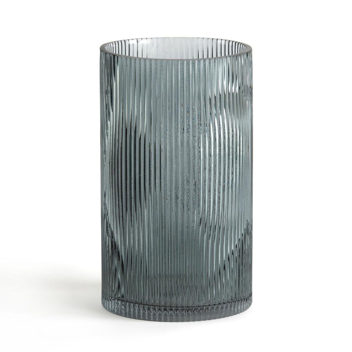 Afa 22.5cm High Straight Grooved Glass Vase – image 2