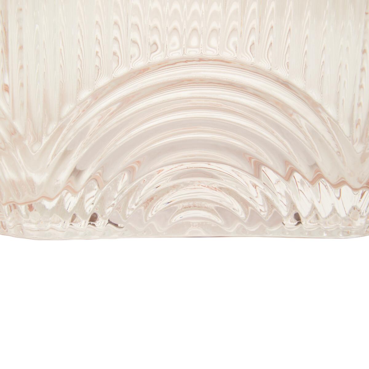14cm Pink Textured Glass Vase – image 6