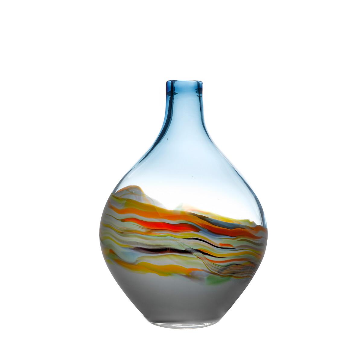 Rhian Circular Hand-Blown Glass Vase – image 2