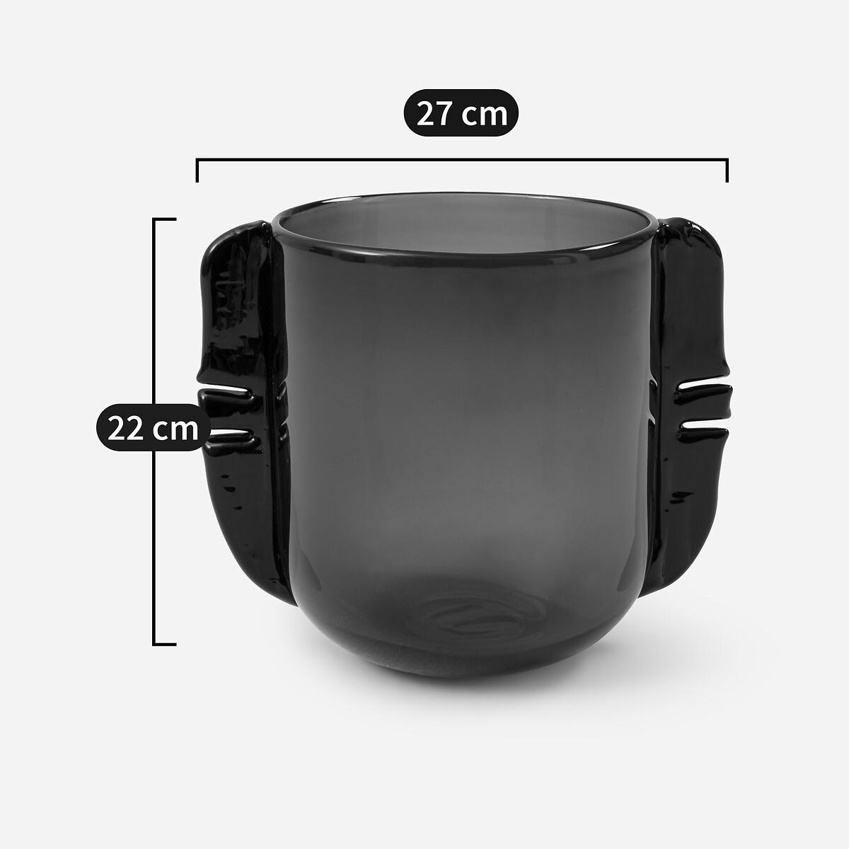 Hand Blown Glass Vase H20cm Limno – image 4