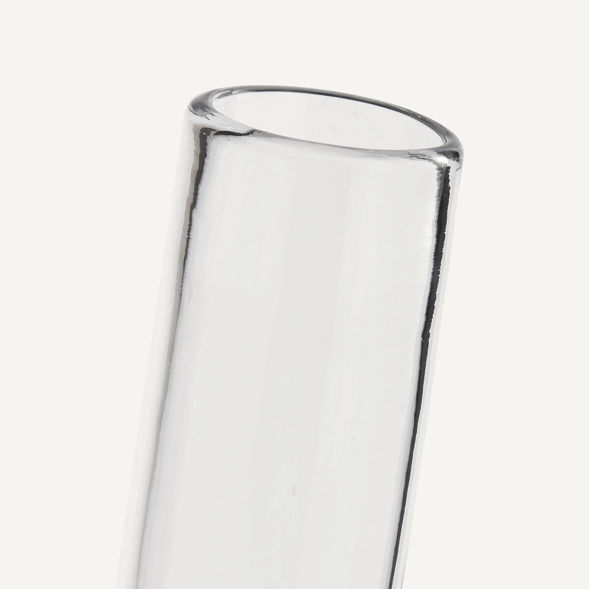Stille Cylindrical Sloping Vase in Glass H24cm – image 3