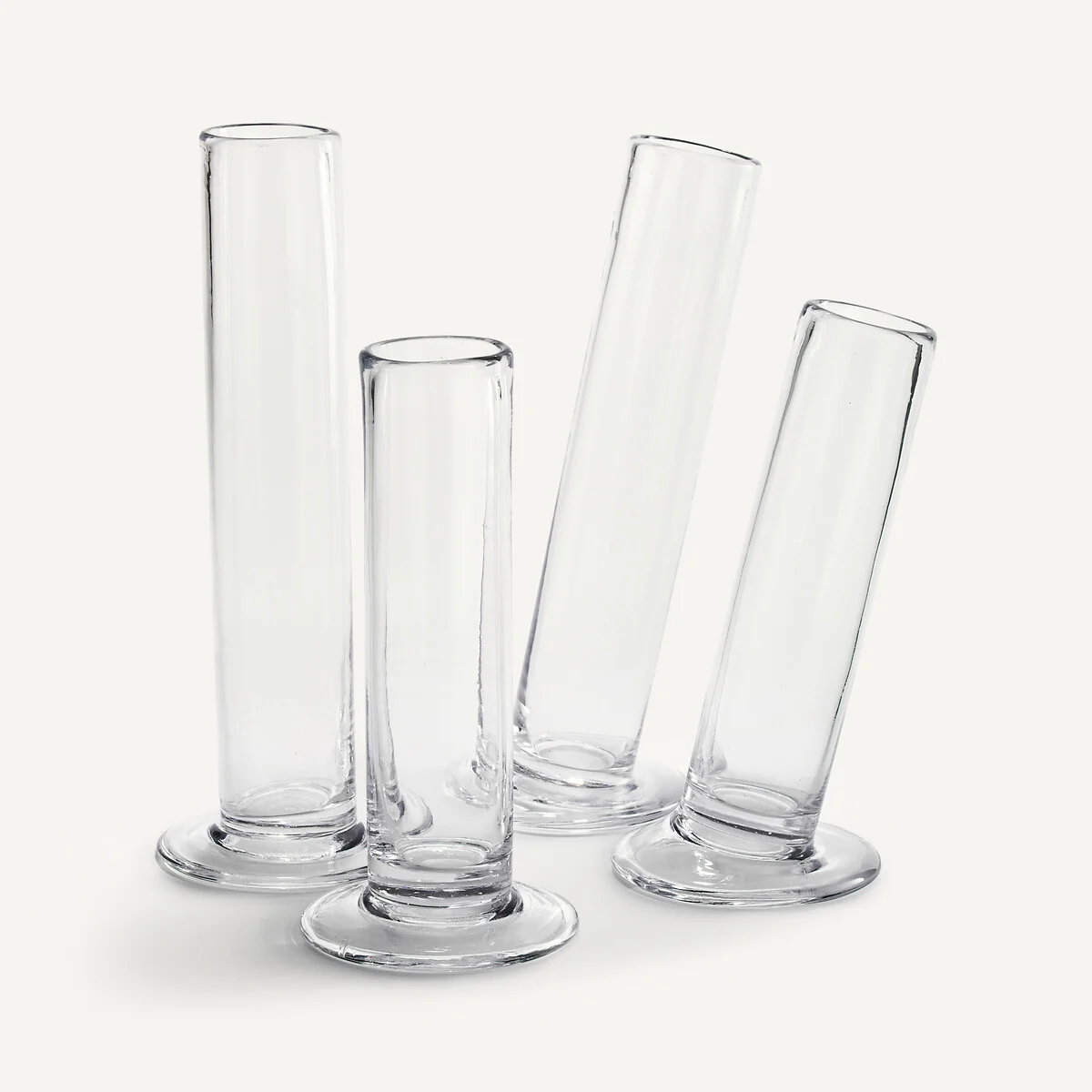 Stille Cylindrical Sloping Vase in Glass H24cm – image 5