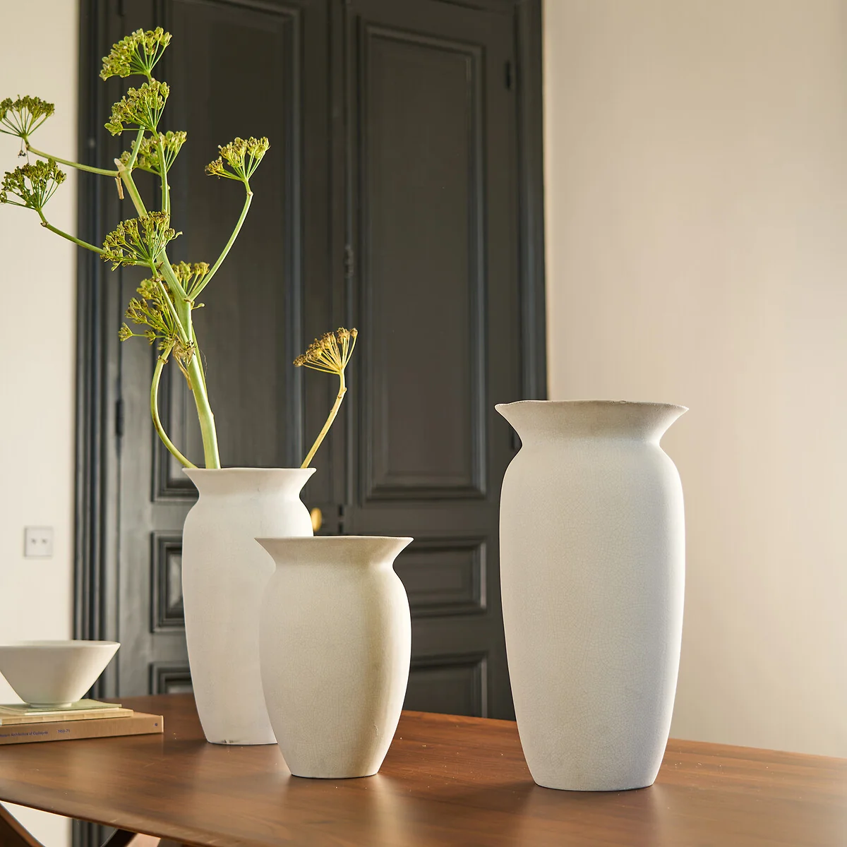 Estre Vase in Cracked Earthenware H29cm – image 2