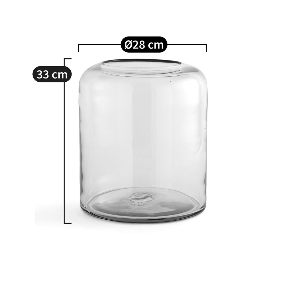 Hydria Transparent Glass Vase – image 6
