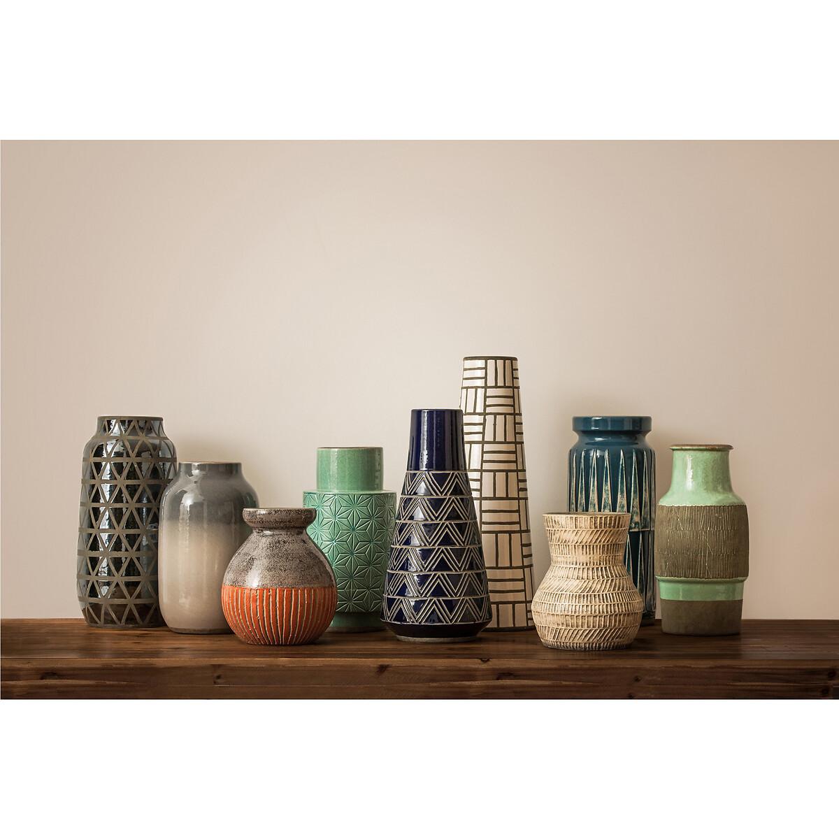 36cm Black Earthenware Vase – image 5