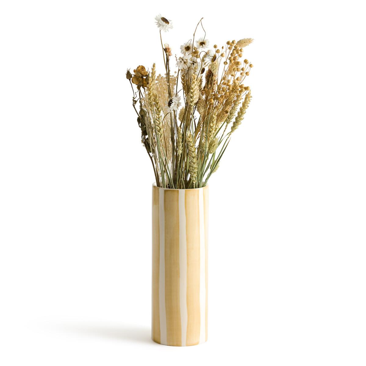 Anastase H26.5cm Striped Earthenware Vase – image 2