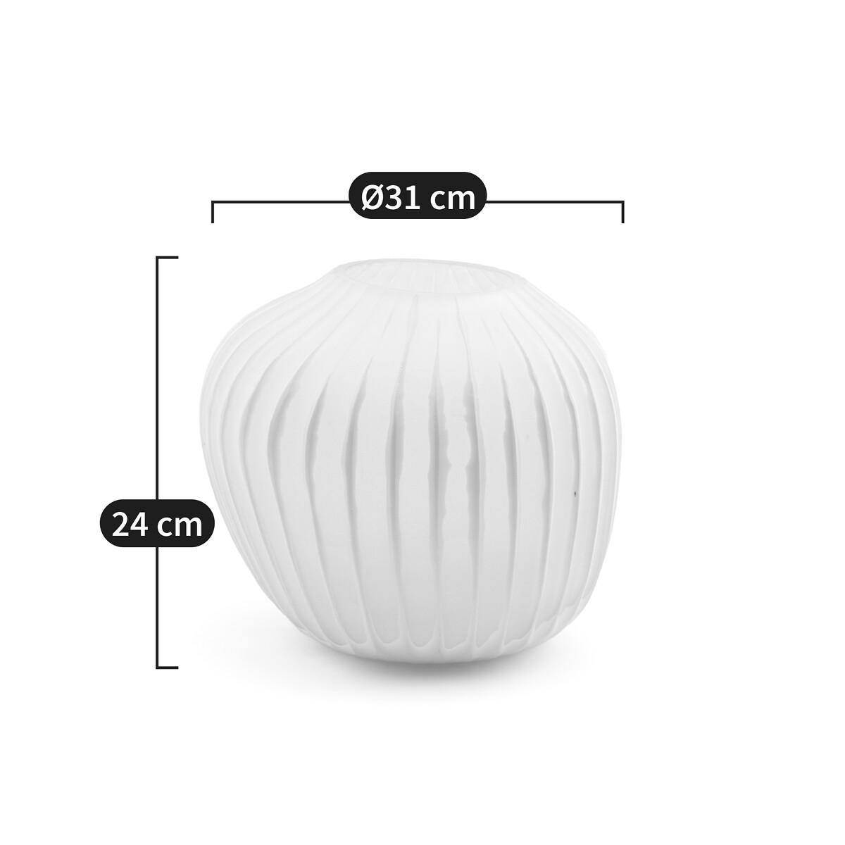 Corila Textured Frosted Glass Vase – image 5