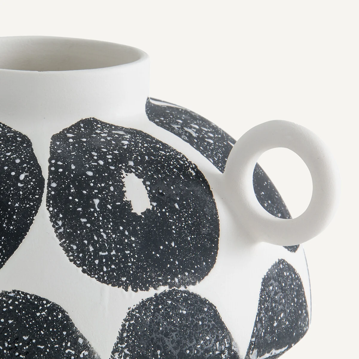 Breto Matt Spotted Ceramic Vase – image 3