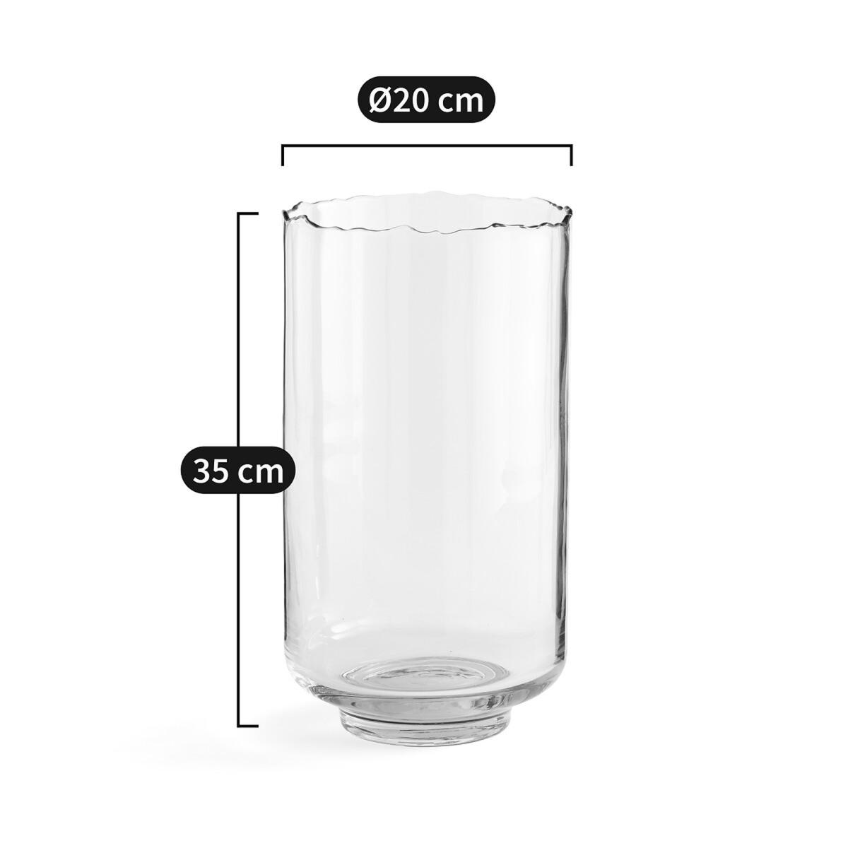 Livigo Transparent Glass Vase – image 6