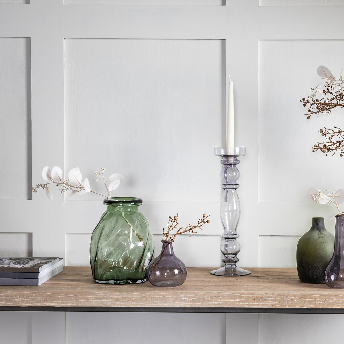 22cm Green Glass Vase – image 2
