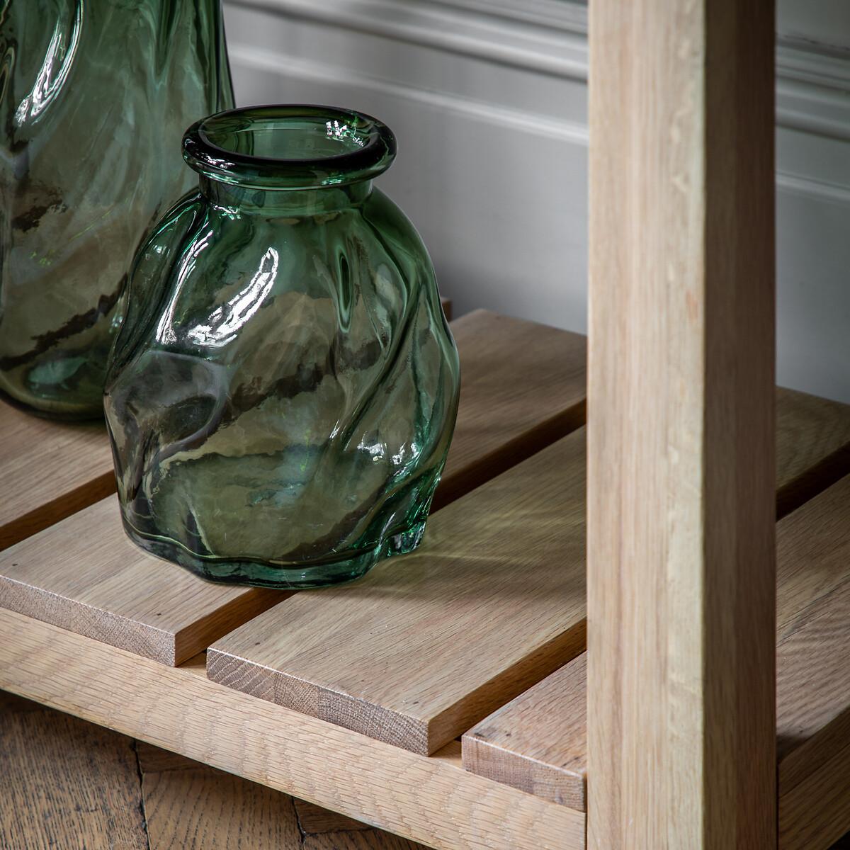 22cm Green Glass Vase – image 3