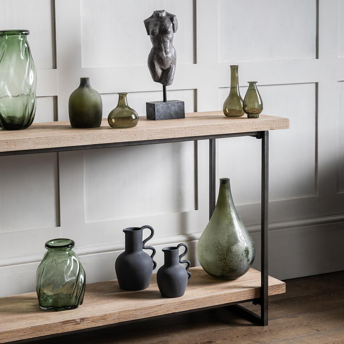 22cm Green Glass Vase – image 4