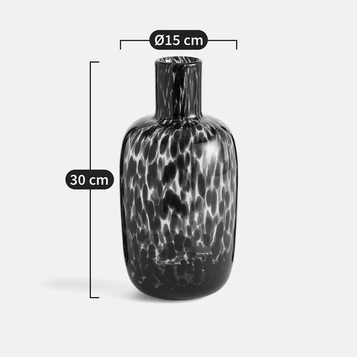 Fauvita H30cm Spotted Glass Vase – image 5