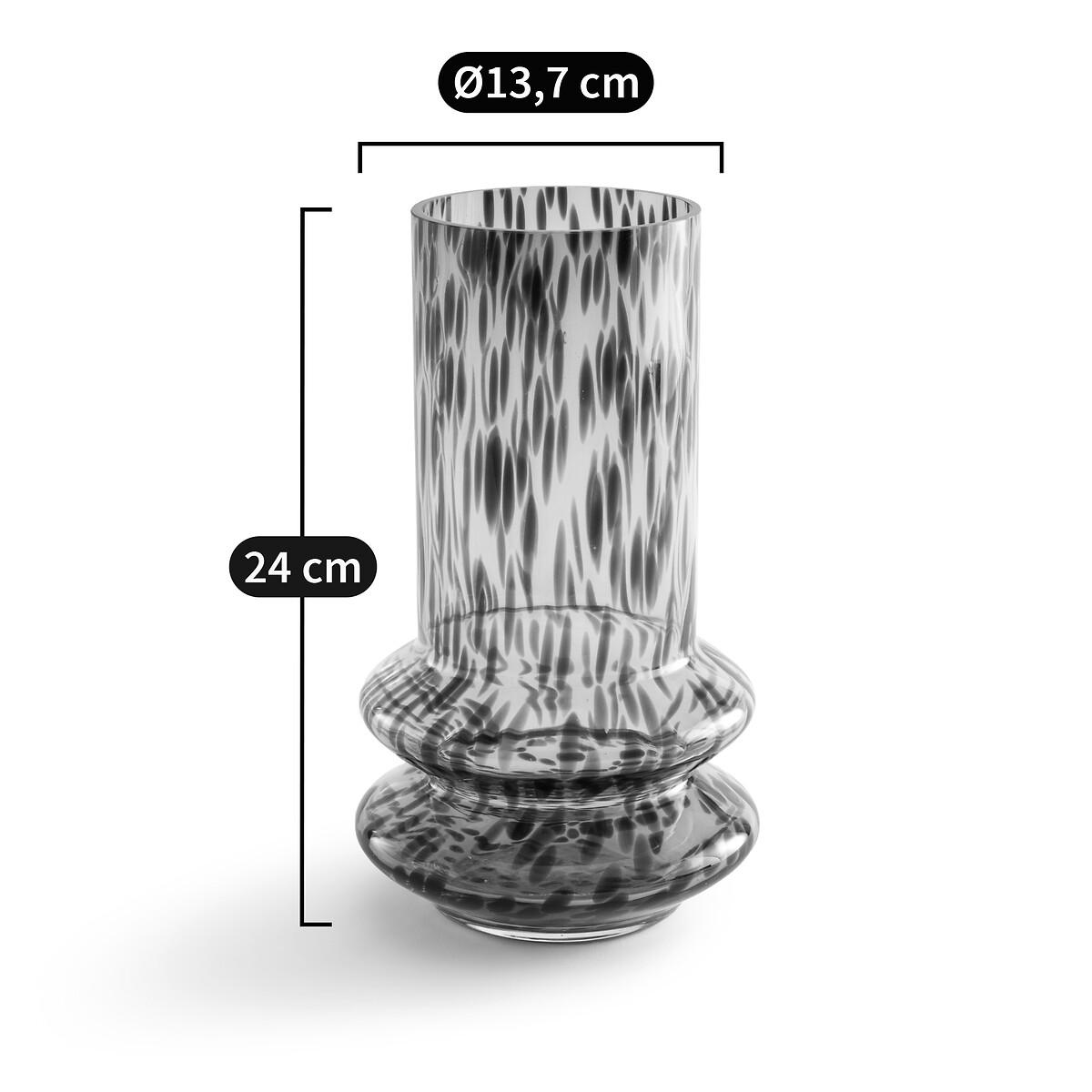 Onana 24cm High Spotted Glass Vase – image 4