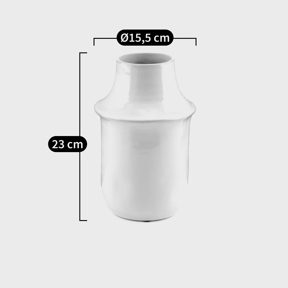 Filipio 23cm High Ceramic Vase – image 4