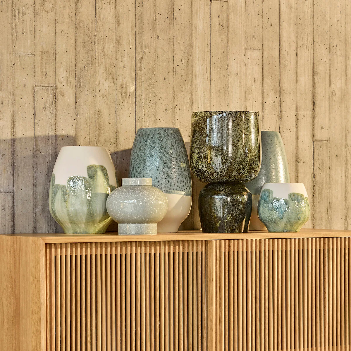 Leccia Ceramic Matte Round Vase – image 2