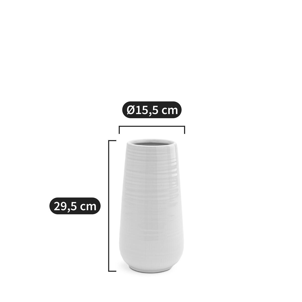 Mikoly 29.5cm High Glazed Ceramic Vase – image 5