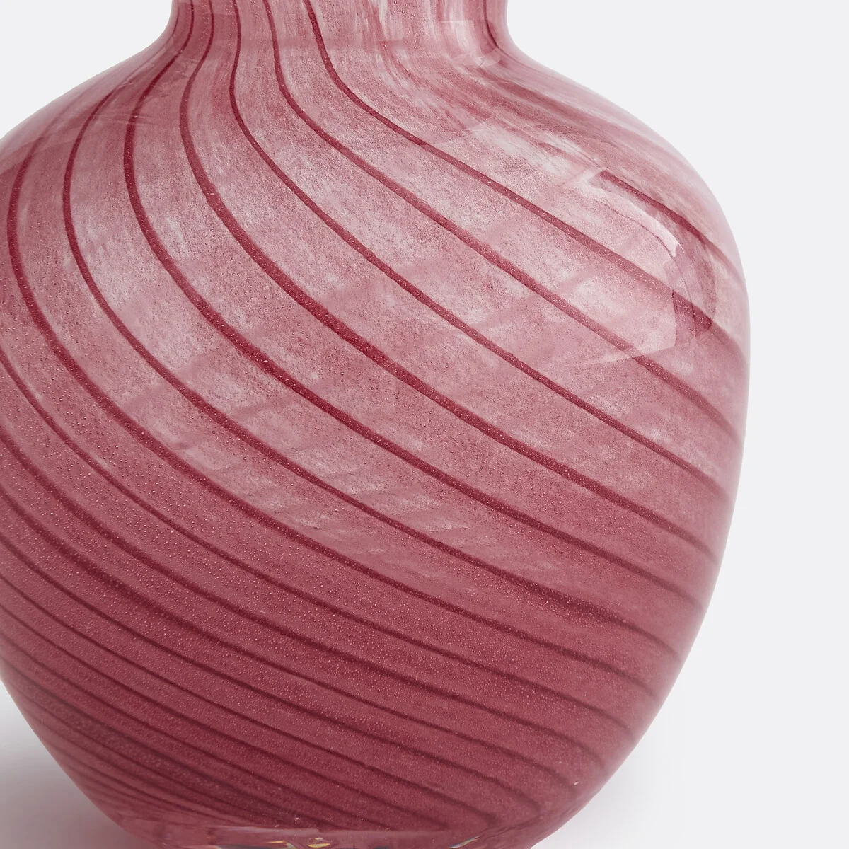 Marlia Striped Glass Vase, Height 10.2cm – image 3