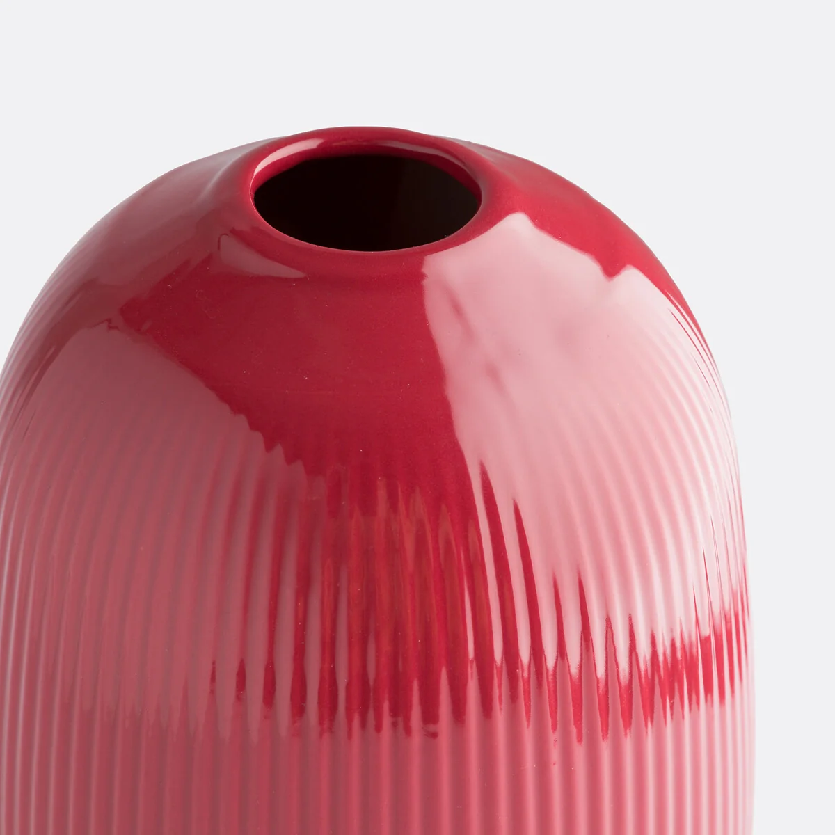 Estria Ceramic Vase, H26cm. – image 3