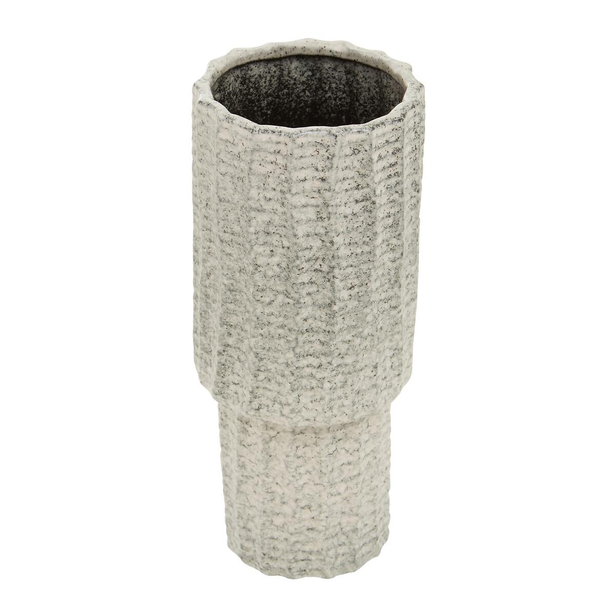 30cm Black Stone Vase – image 2
