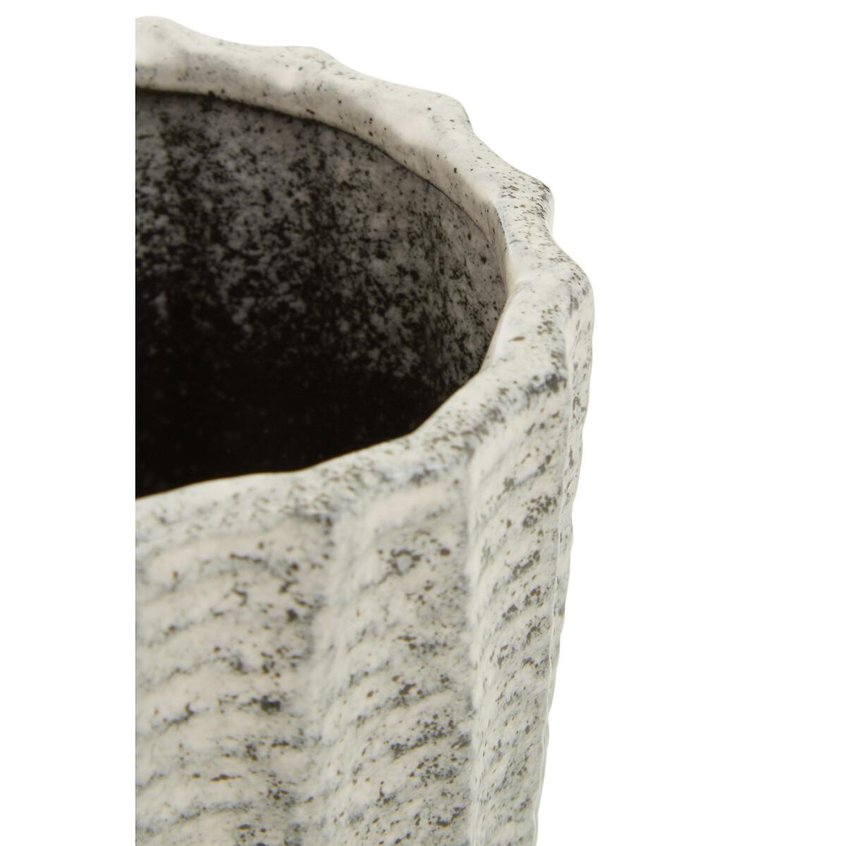 30cm Black Stone Vase – image 3