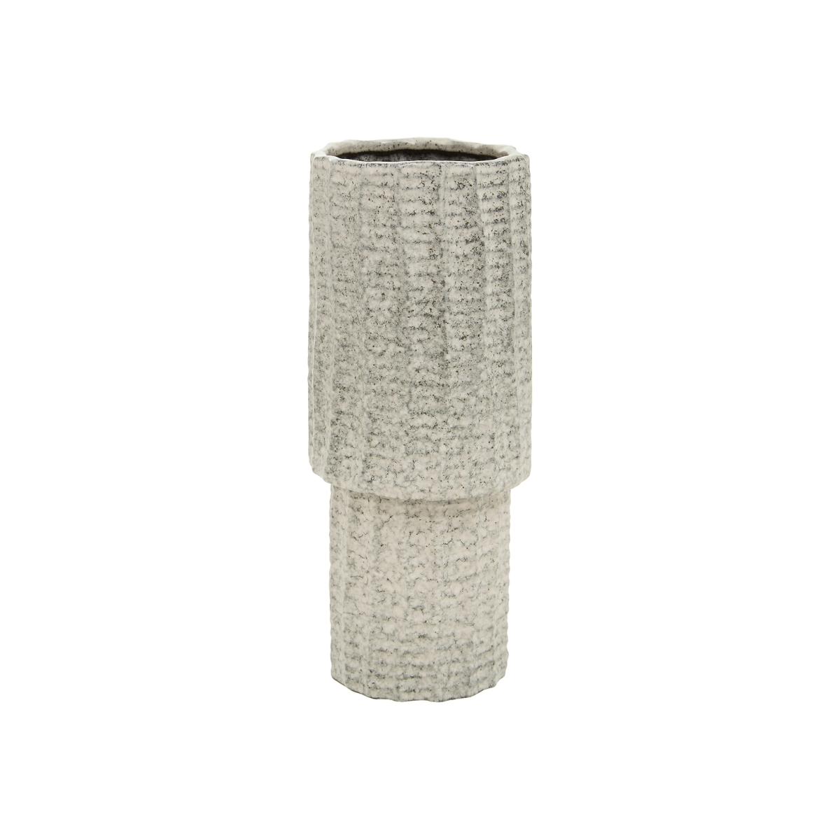30cm Black Stone Vase – image 1