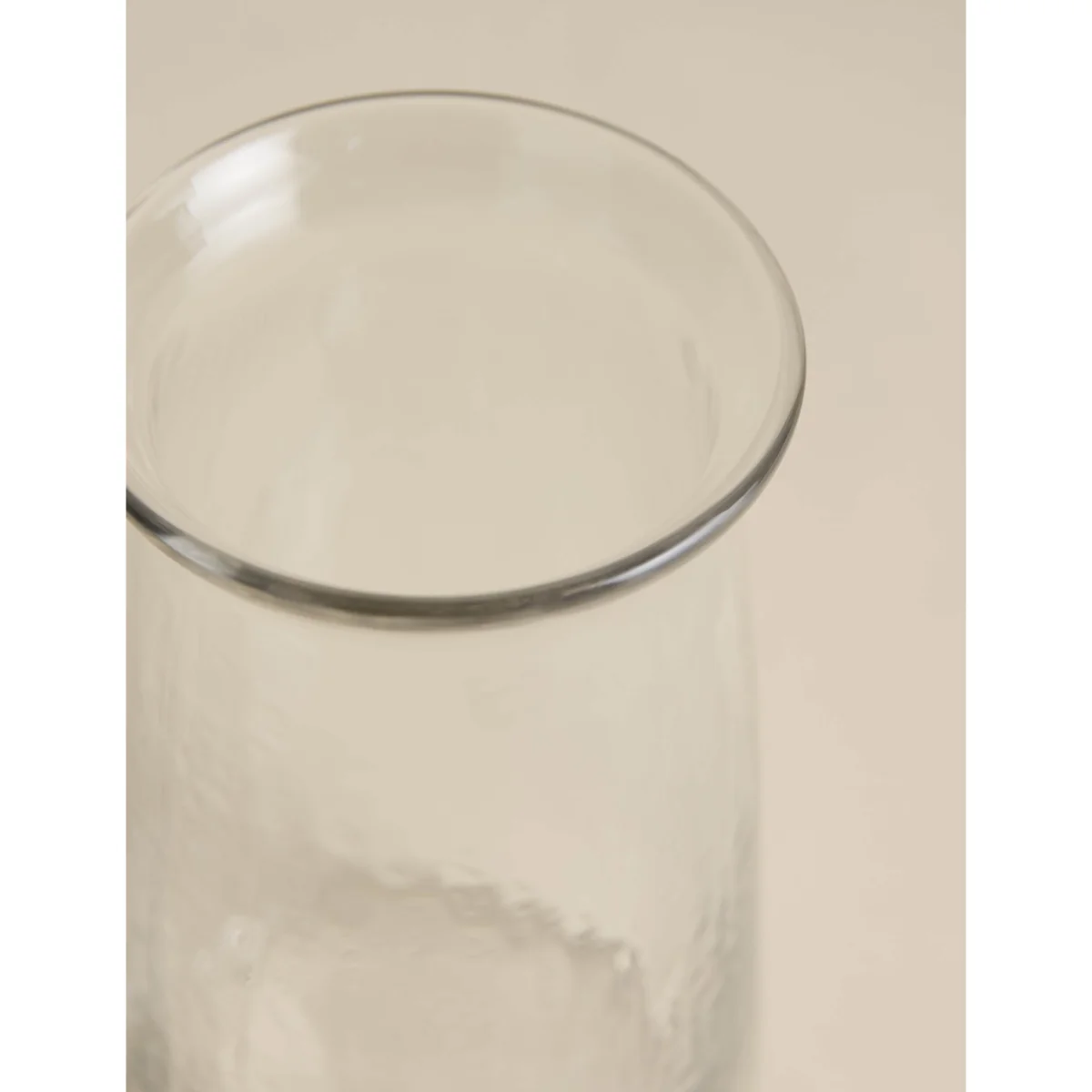 M&S Medium Tall Flared Glass Vase Clear – image 2