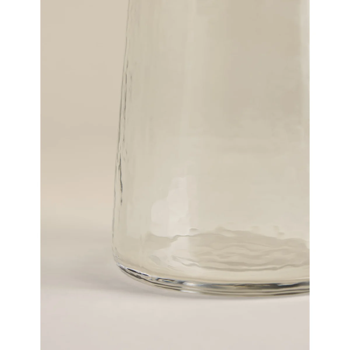 M&S Medium Tall Flared Glass Vase Clear – image 3