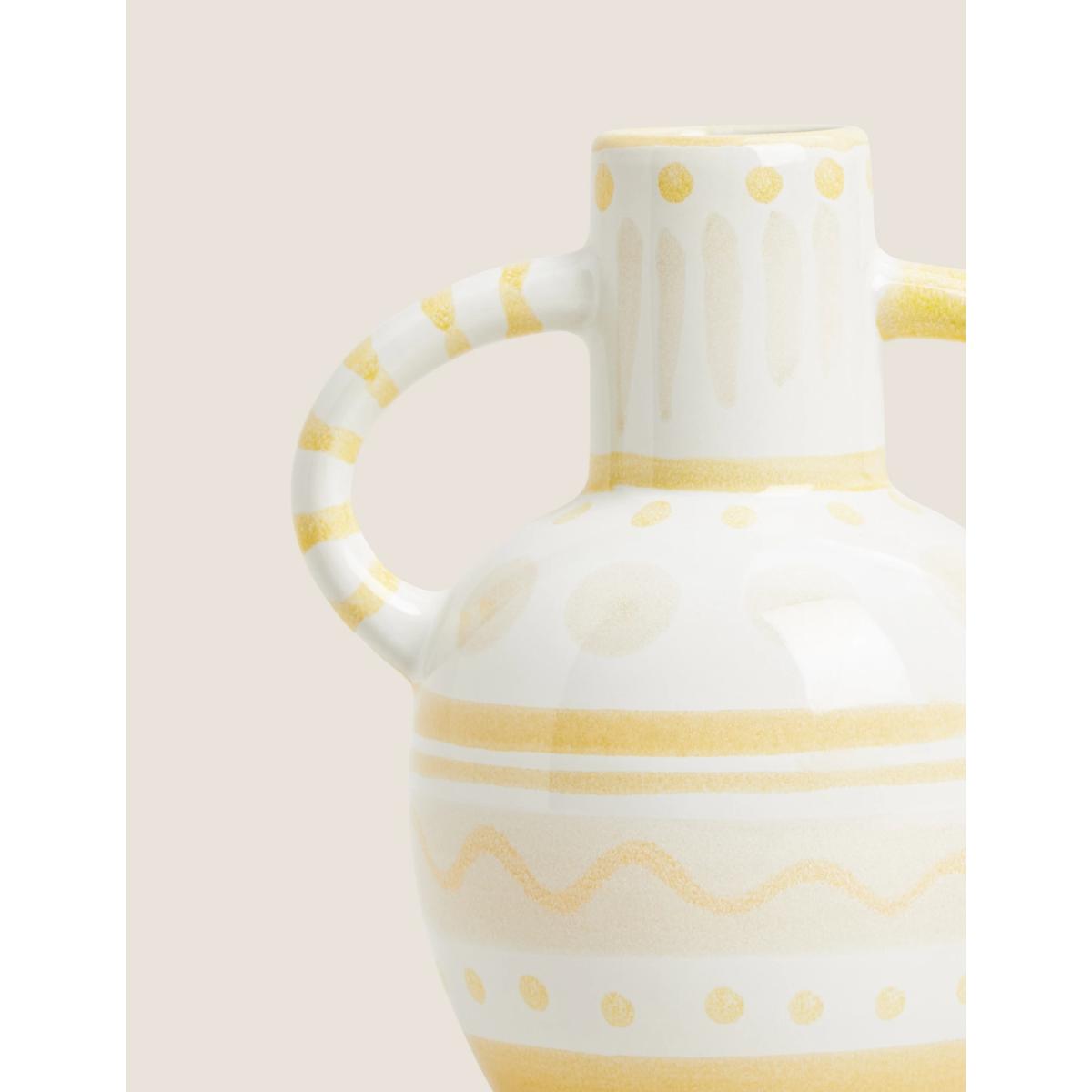 M&S Small Painted Bud Vase - Yellow Mix, Yellow Mix – image 4